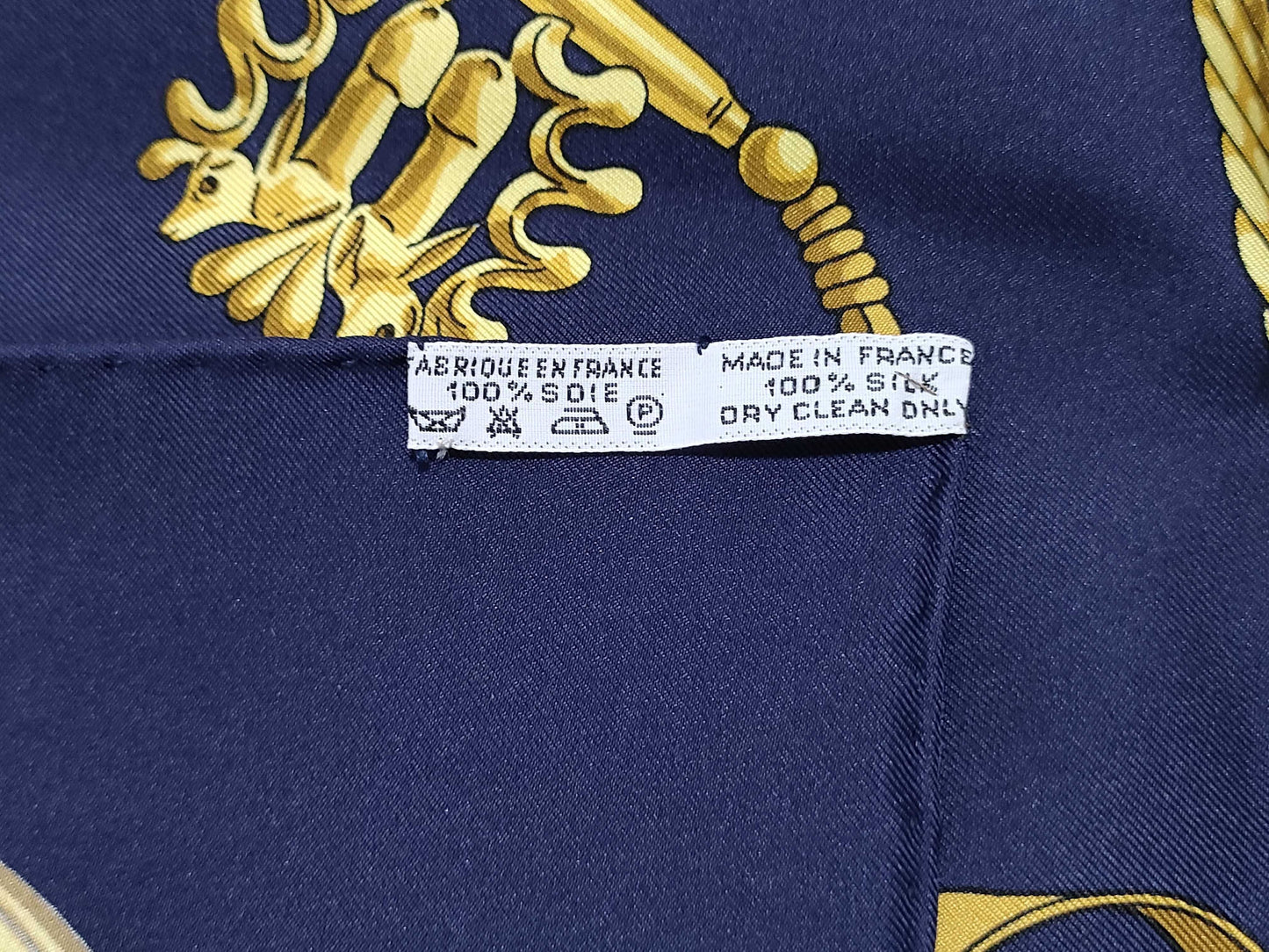 HERMES Carre Golden Knight Scarf