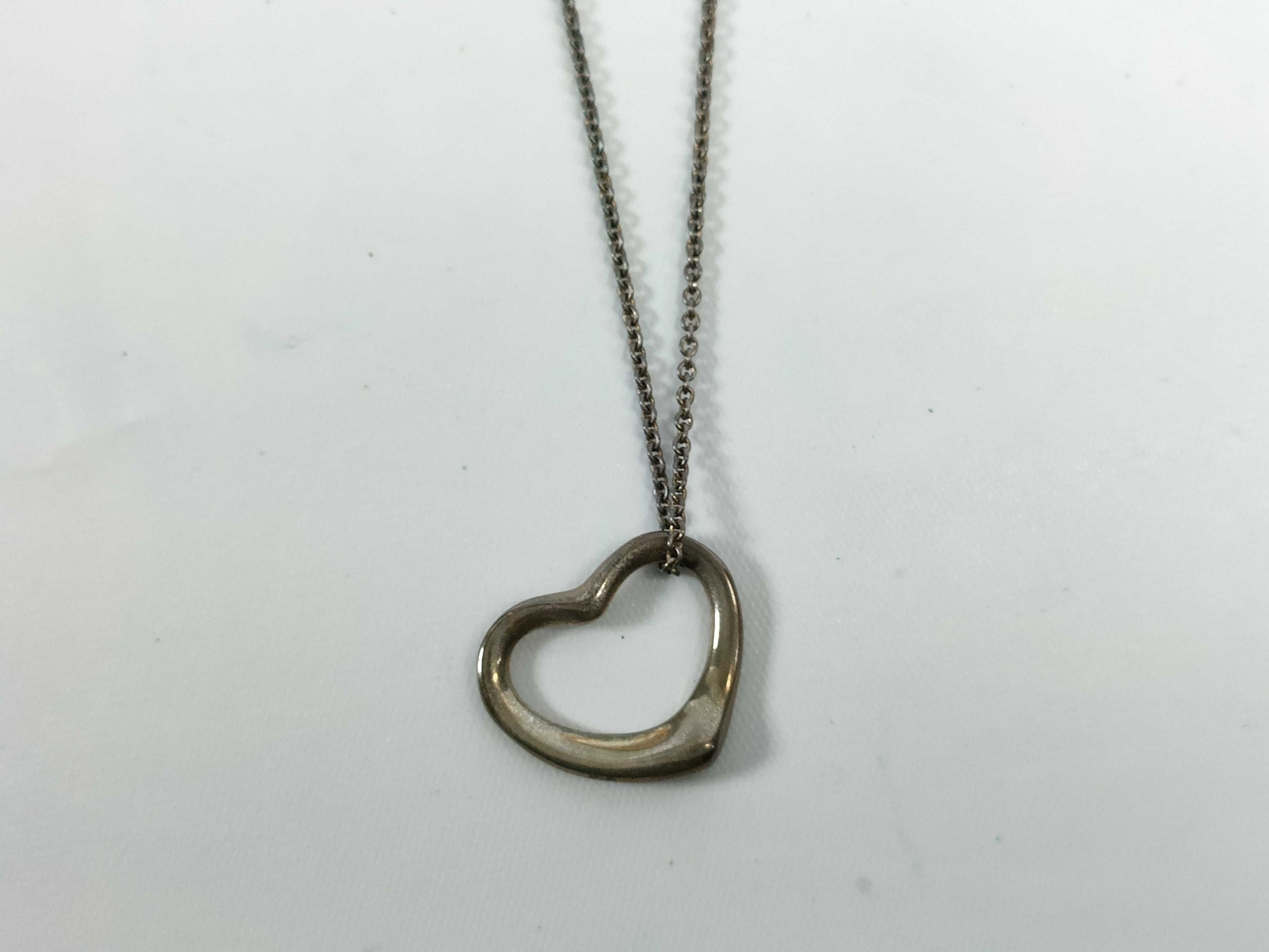 Tiffany & Co. Open Heart Necklace
