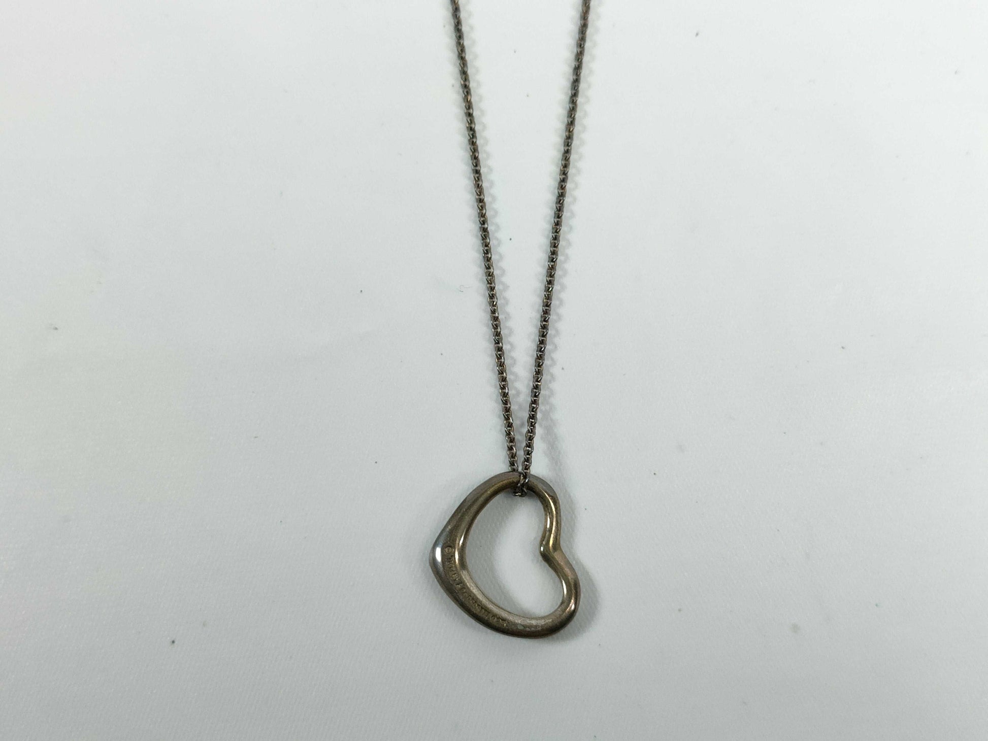 Tiffany & Co. Open Heart Necklace