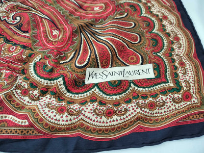 Yves Saint Laurent Large Paisley Scarf