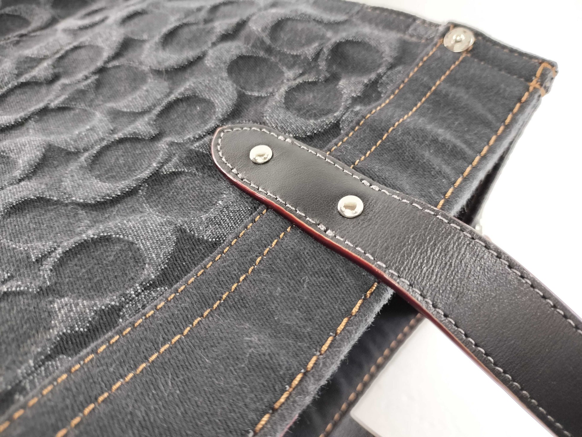 COACH Signature CG092 Tote 2-way Tote Bag