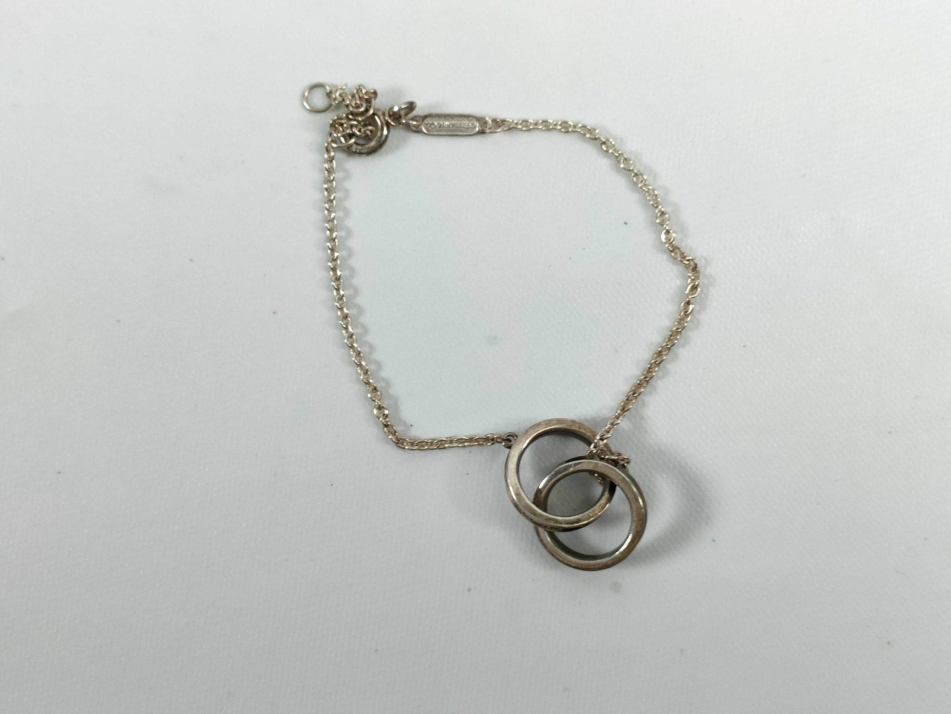 Tiffany & Co. Interlocking Circle Bracelet, SV925, 2.9g