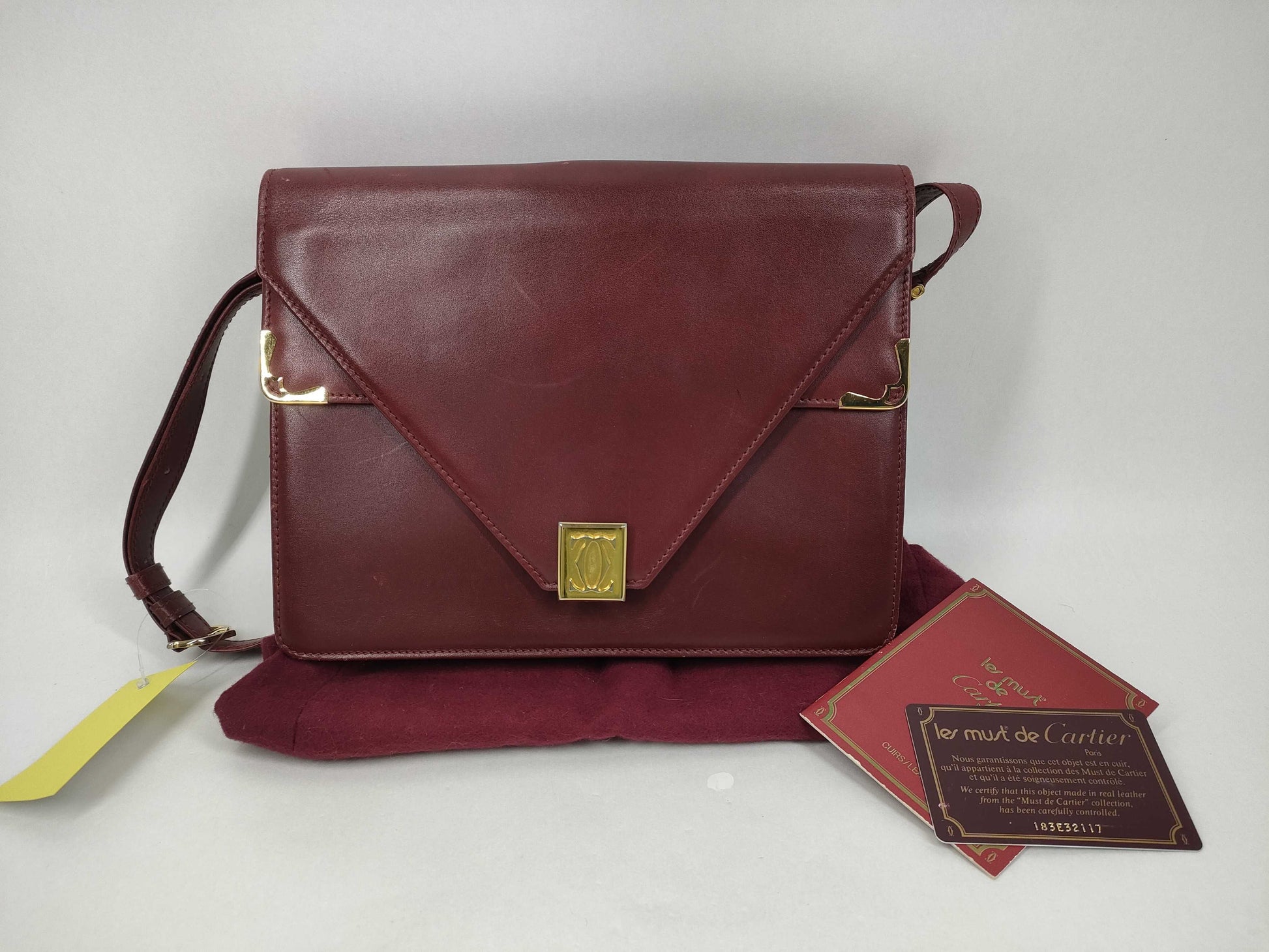 Cartier Must Shoulder Leather Bag Shoulder Bag