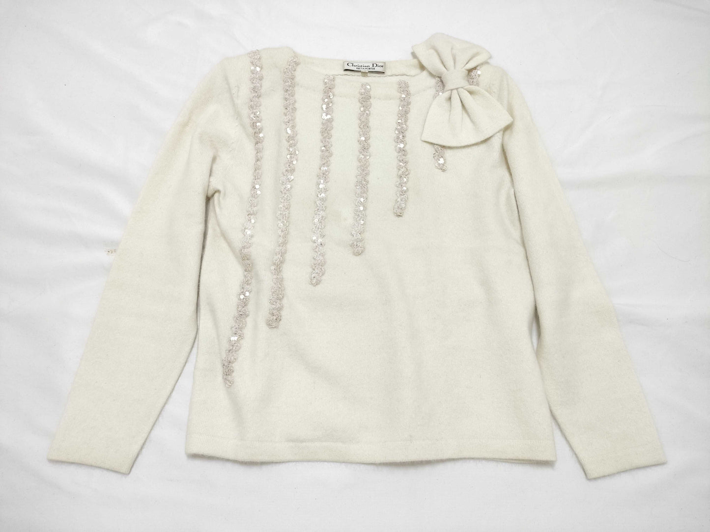 Dior knit top white top