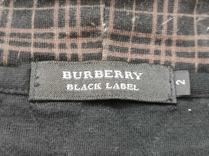 BURBERRY BLACK LABEL Quilted Zip Hoodie with Fur Other Apparel