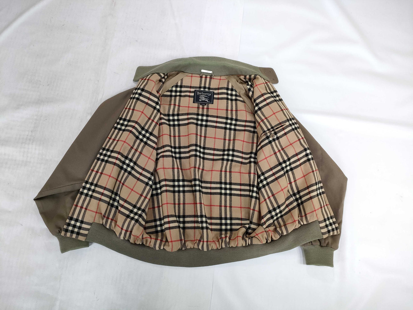 BURBERRY Burberrys Blouson with Nova Check Inside Jacket