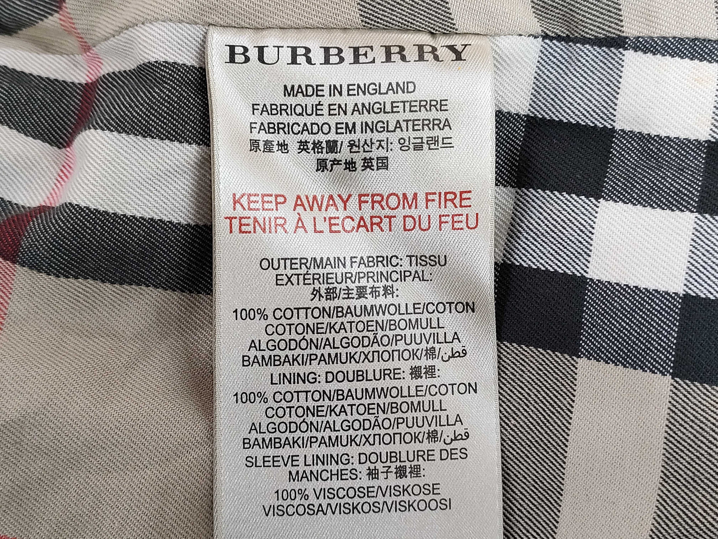 BURBERRY Kids Trench Coat