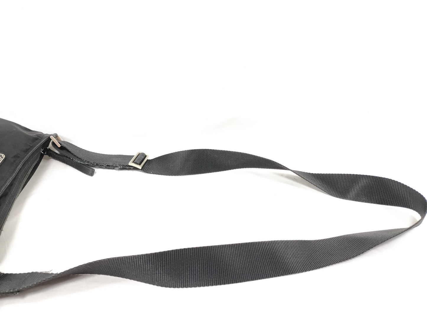 PRADA Nylon Shoulder Bag with No Gusset