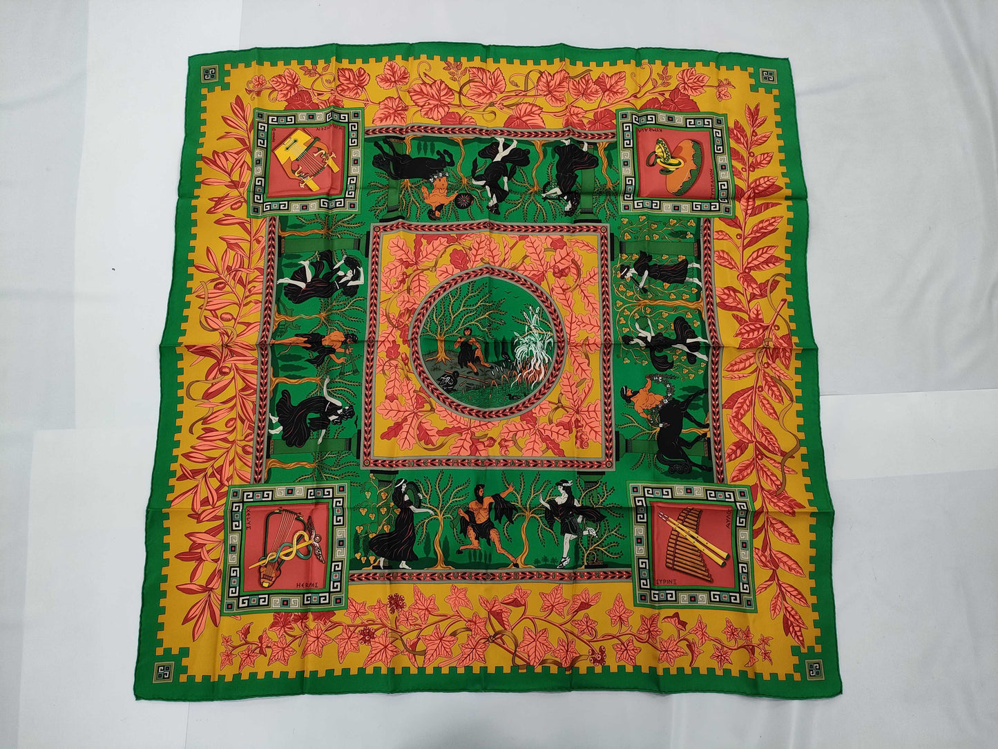 HERMES Carre Carre Ancient Roman Scarf