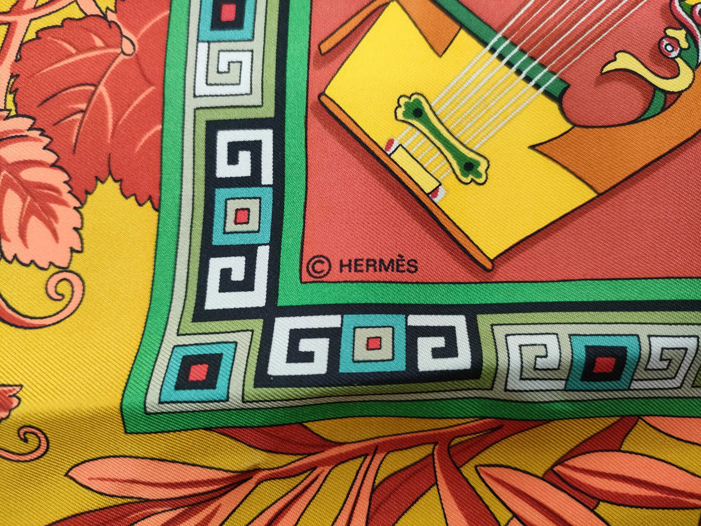 HERMES Carre Carre Ancient Roman Scarf