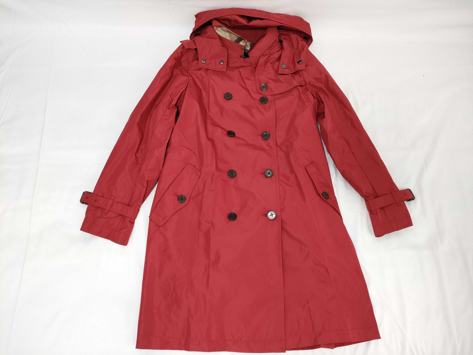 BURBERRY Burberry London Nylon Coat Red Women's Coat
