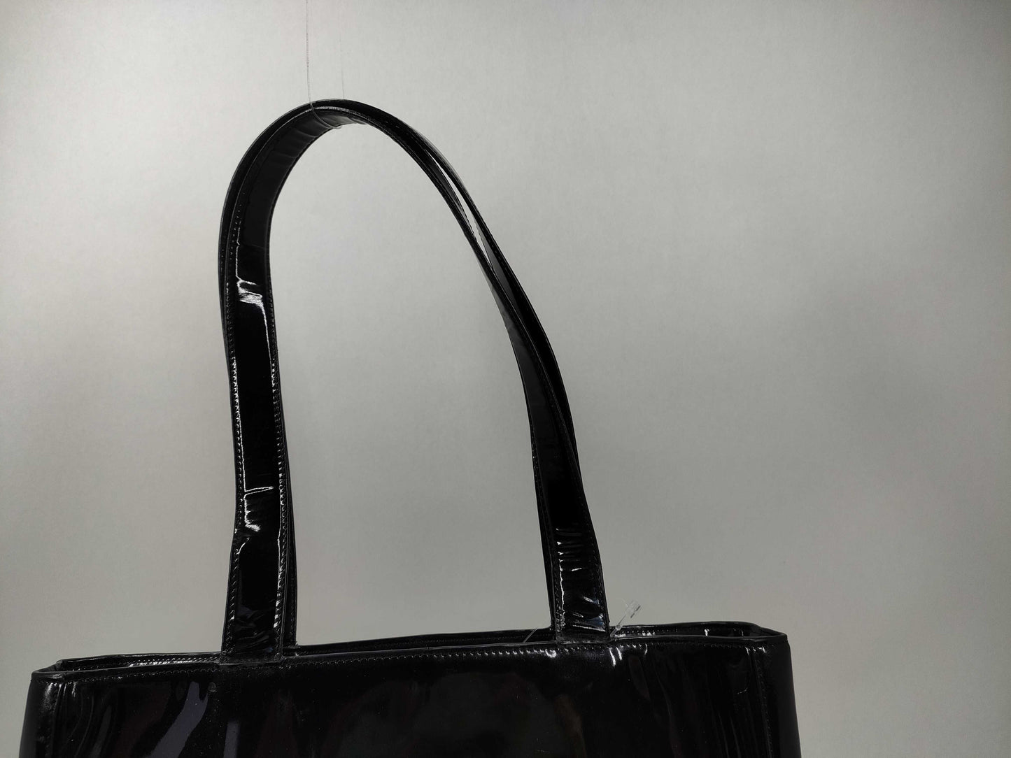 CHANEL Enamel Tote Bag with Chanel Logo, Handbag