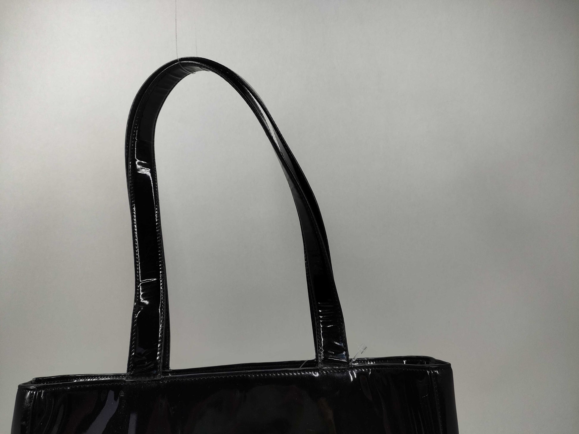 CHANEL Enamel Tote Bag with Chanel Logo, Handbag