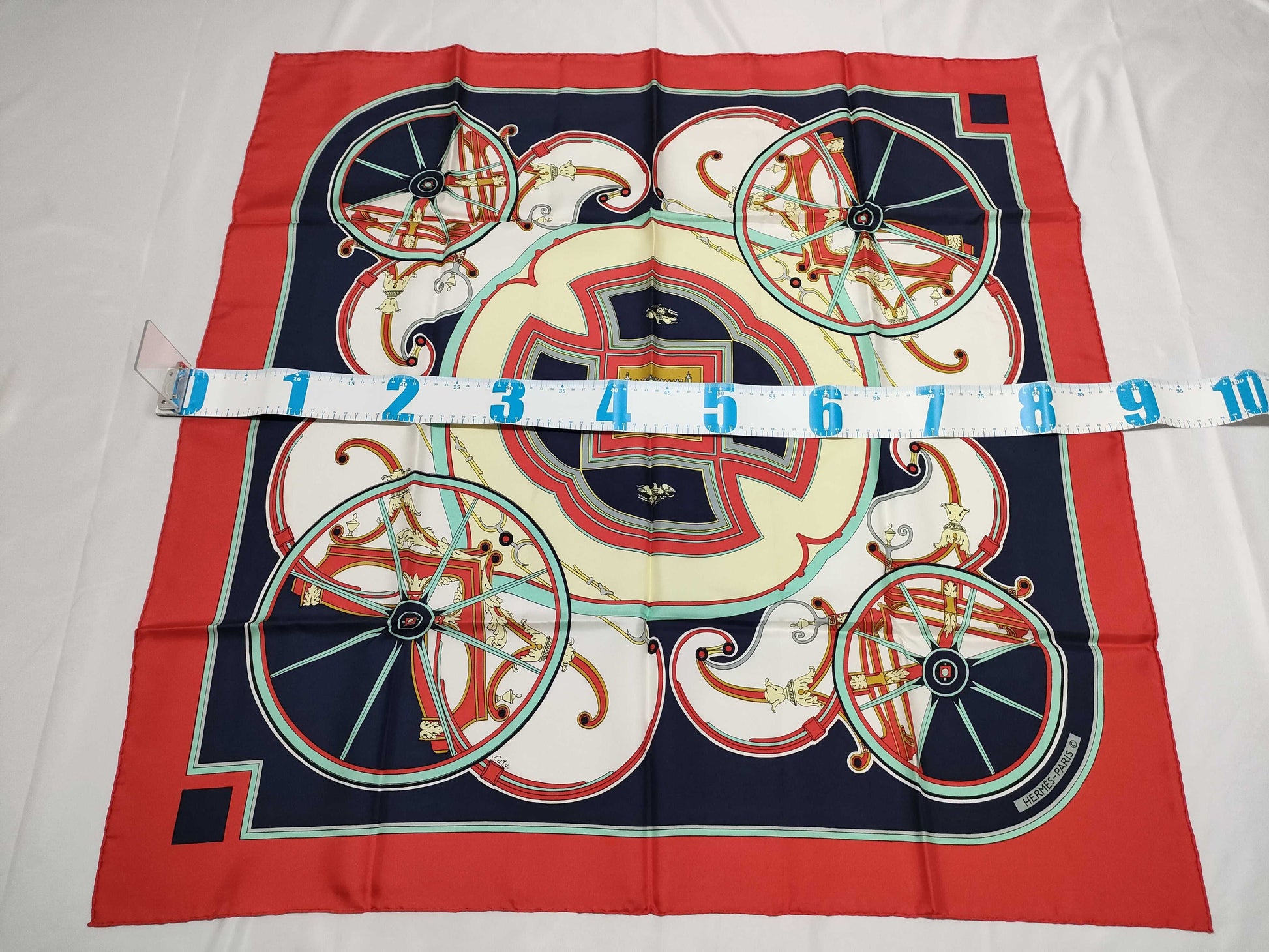 HERMES WASHINGTON S CARRIAGE George Washington Scarf