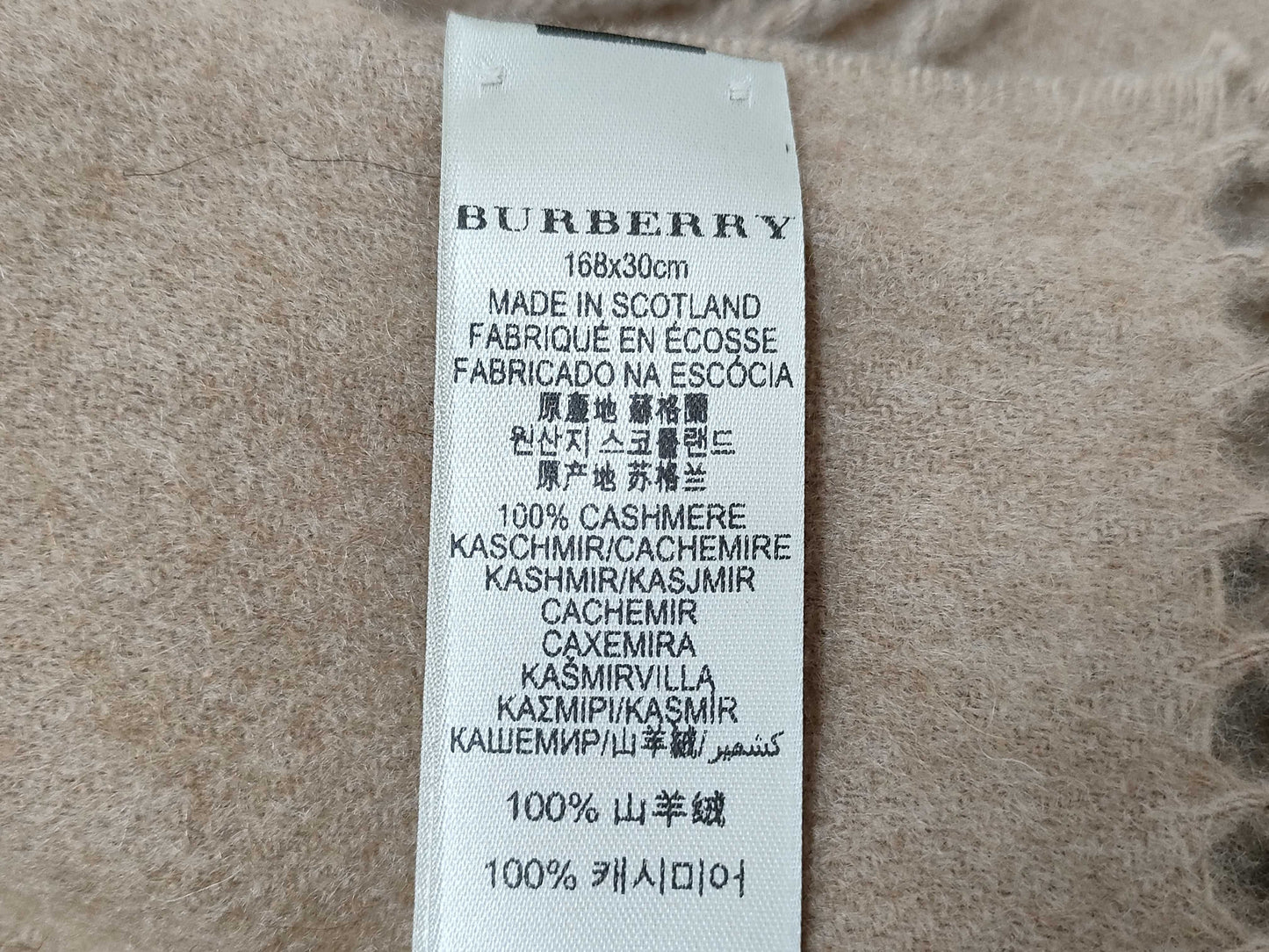 BURBERRY Burberry London Wool Scarf