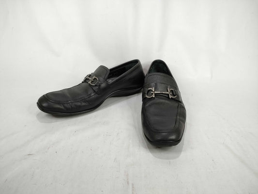 Salvatore Ferragamo Gancini Black Business Shoes