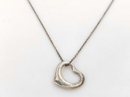 Tiffany & Co. Open Heart SV925 Necklace