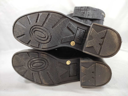 FENDI Zucca pattern long boots nylon other shoes