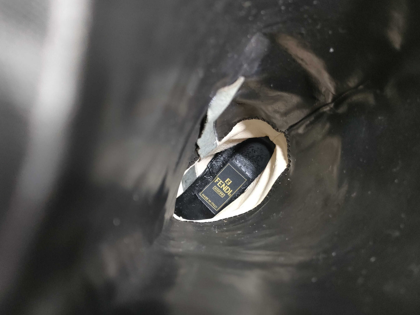 FENDI Zucca pattern long boots nylon other shoes