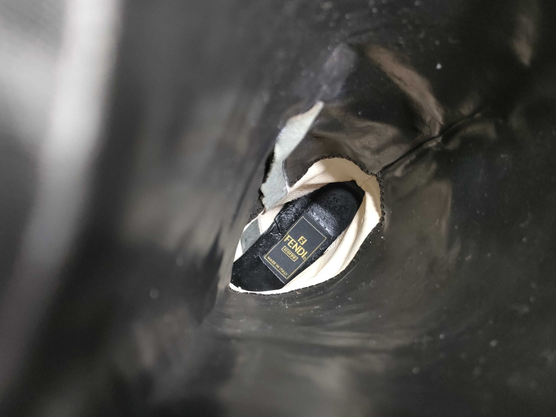 FENDI Zucca pattern long boots nylon other shoes