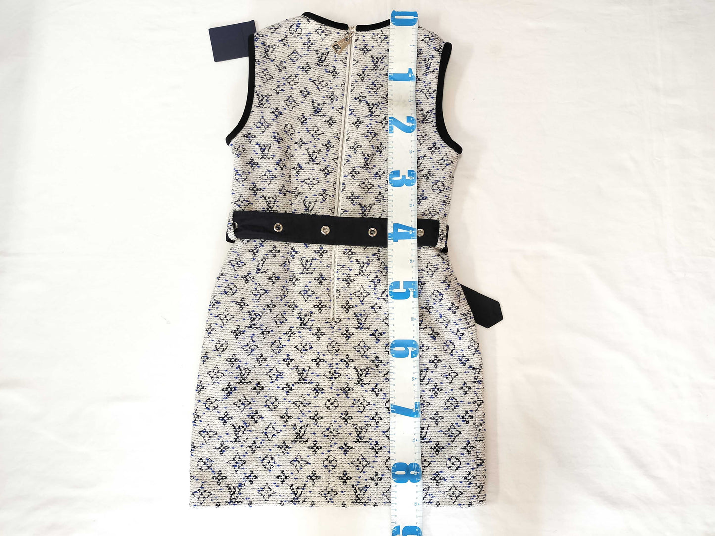 LOUIS VUITTON Monogram/Tweed Dress Dress