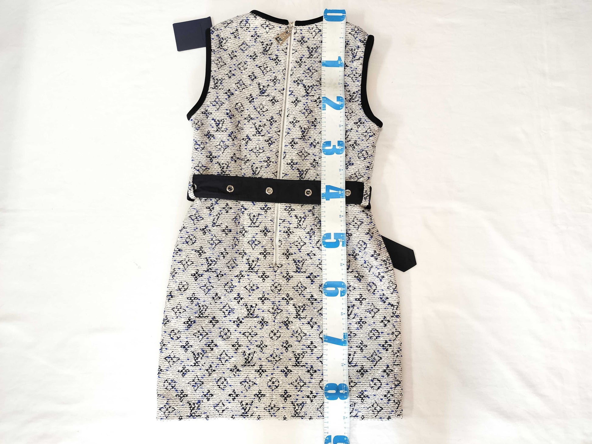 LOUIS VUITTON Monogram/Tweed Dress Dress