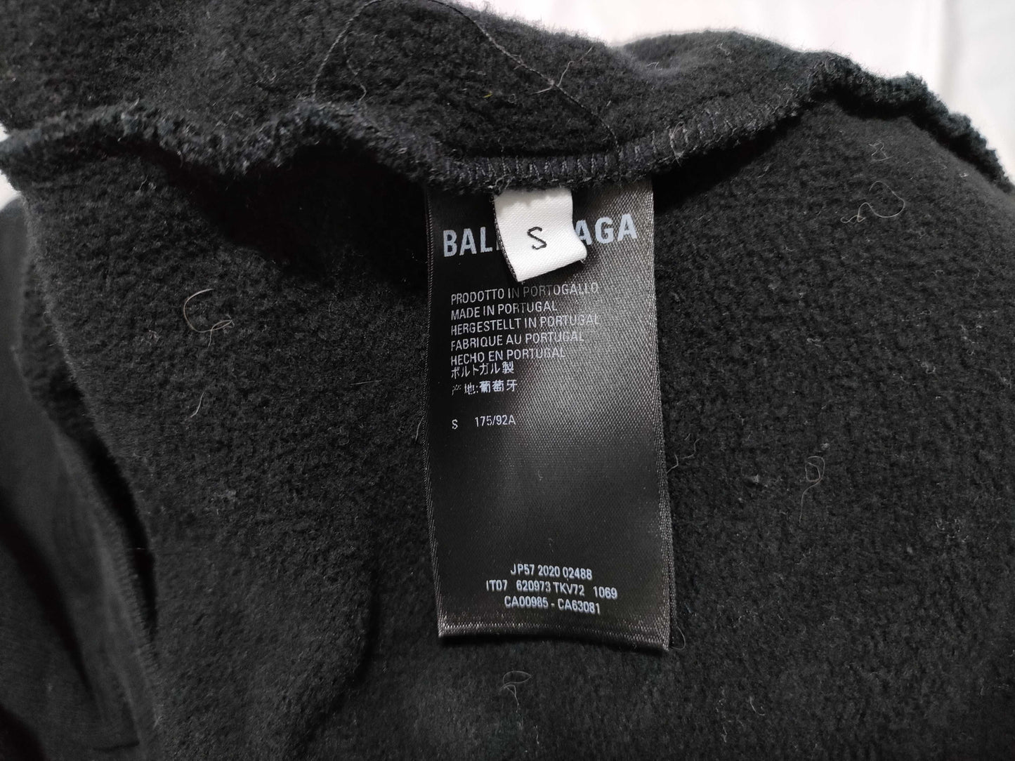 BALENCIAGA Logo Embroidery/Hoodie Other Apparel