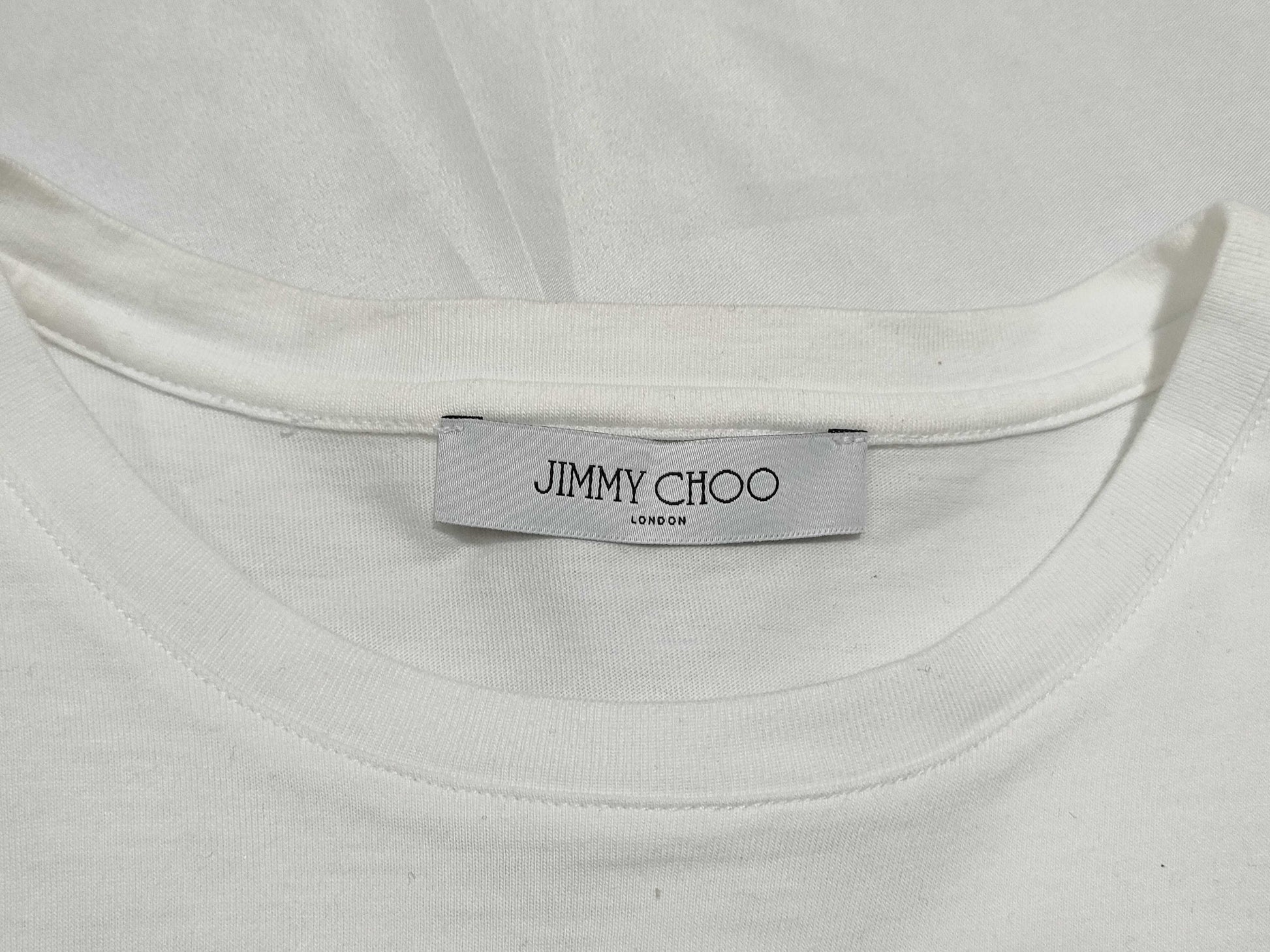JIMMY CHOO Short Sleeve Shirt/Logo T-Shirt