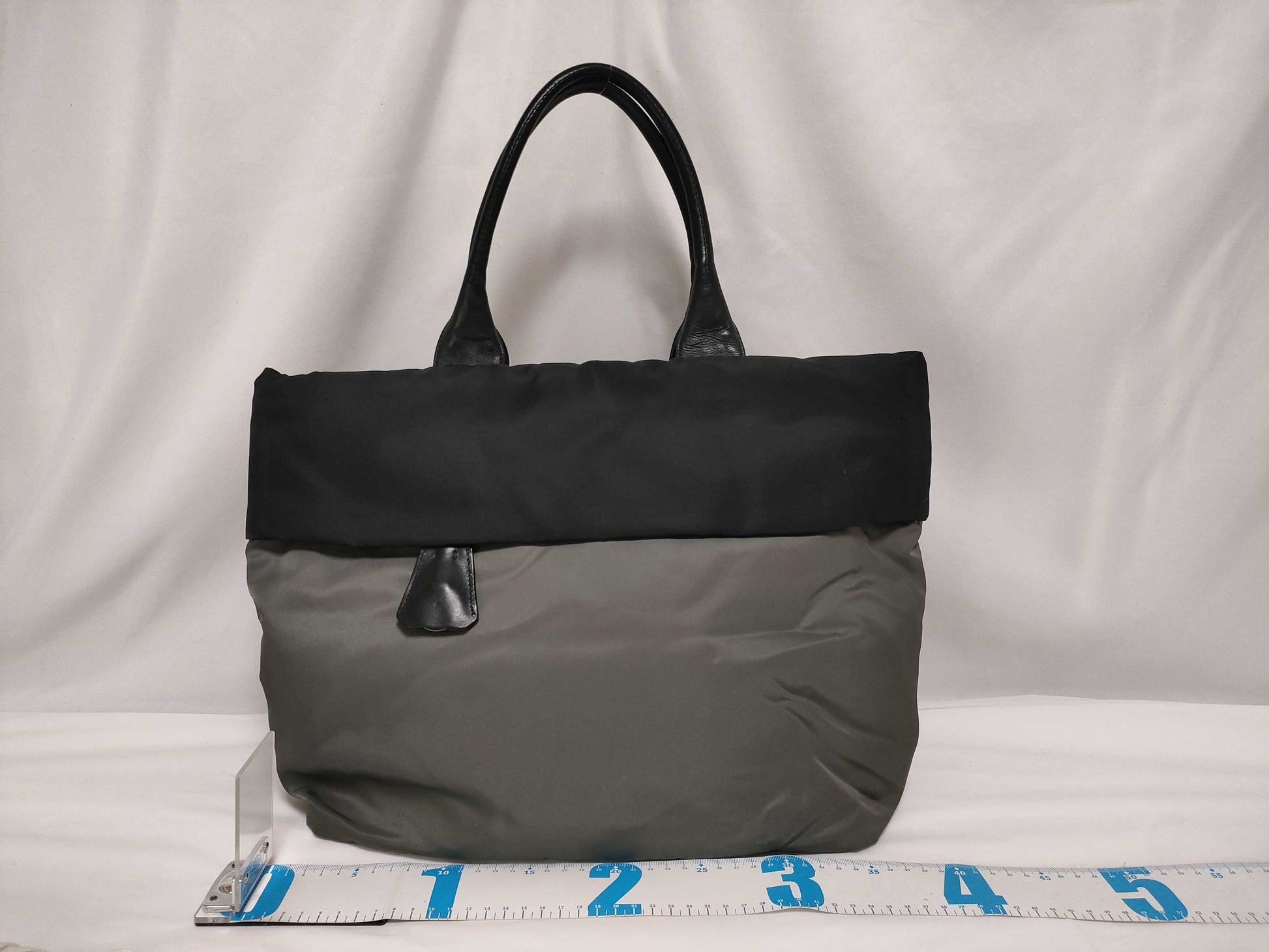 PRADA 2WAY Nylon Reversible Two-Tone Tote Bag