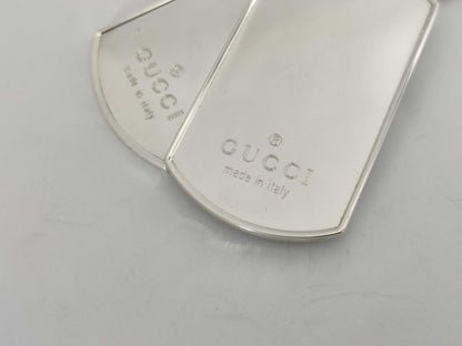 GUCCI Dog Tag 925 Charm