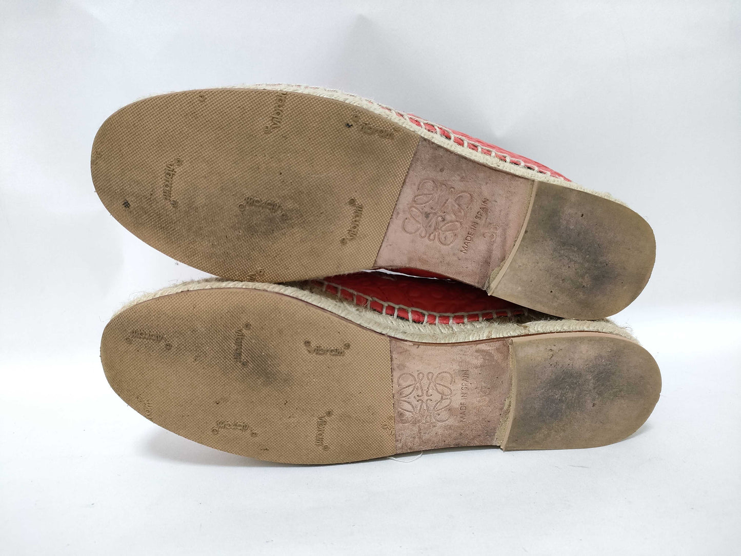 LOEWE Anagram Red Slip-On Sneakers