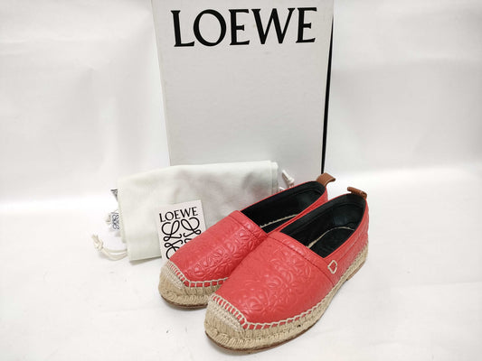 LOEWE Anagram Red Slip-On Sneakers