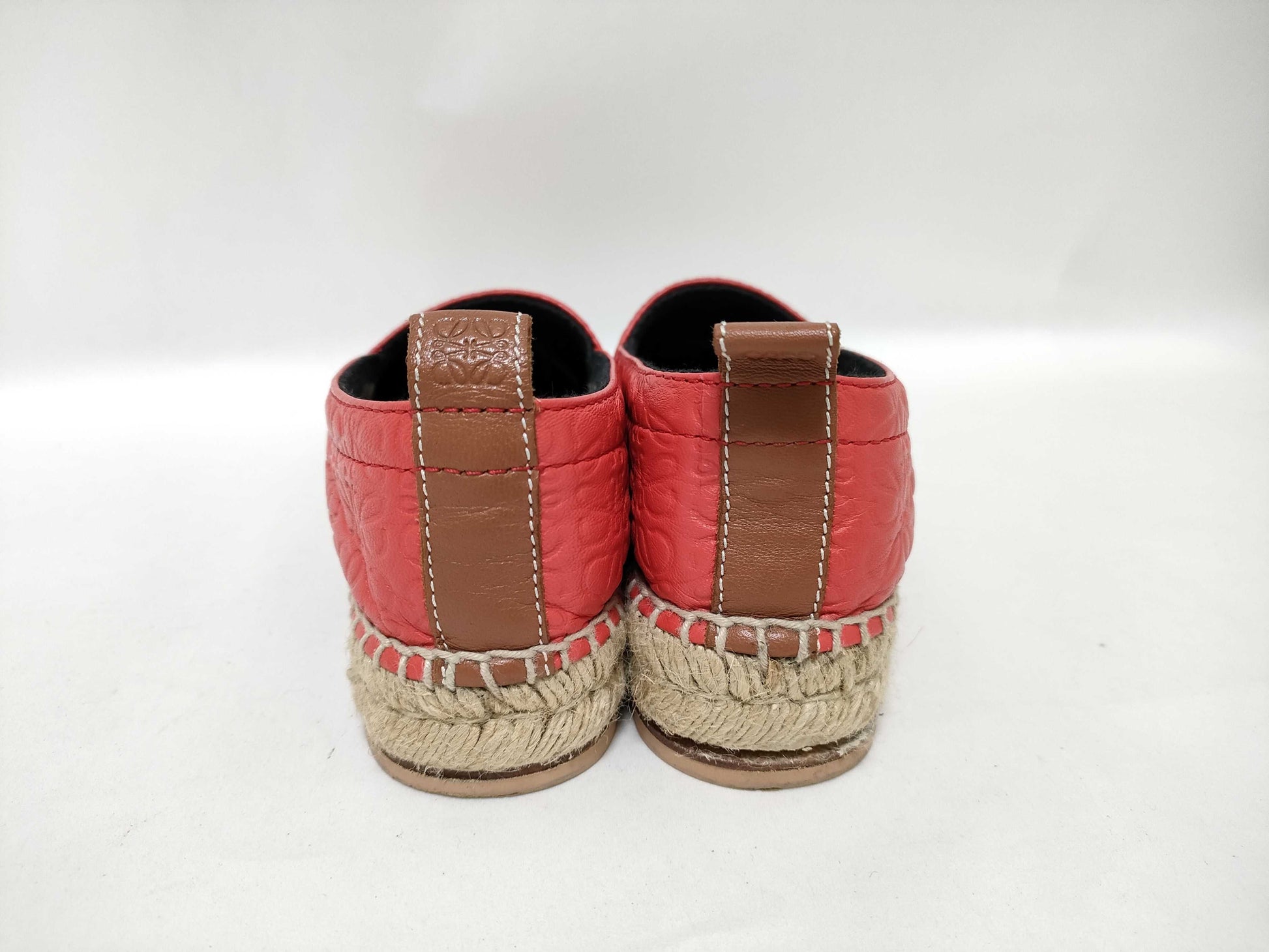 LOEWE Anagram Red Slip-On Sneakers