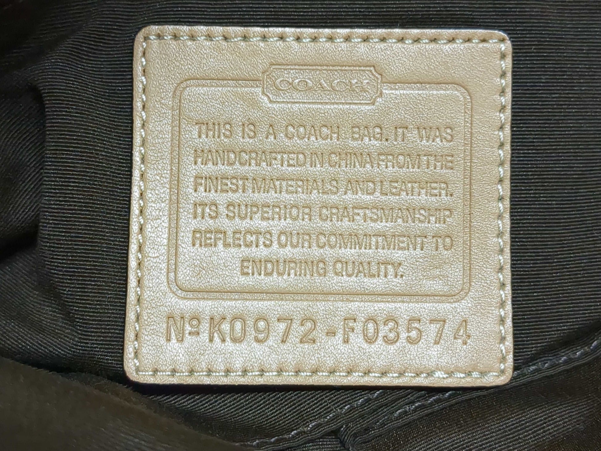 COACH Signature F05374 etc. Shoulder bag