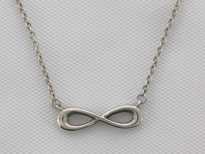 Tiffany & Co. AG925 Infinity Mini Silver Necklace