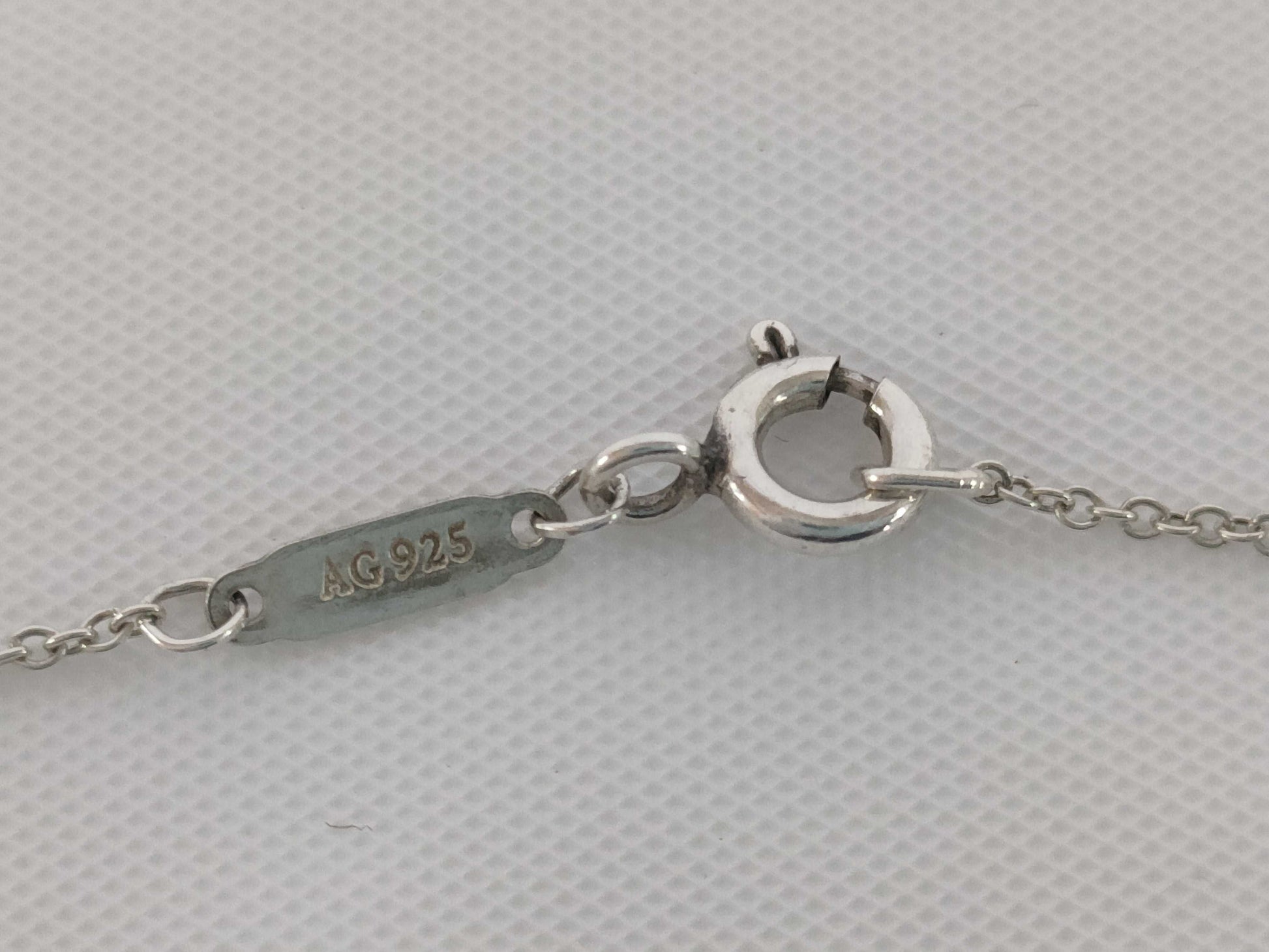 Tiffany & Co. AG925 Infinity Mini Silver Necklace