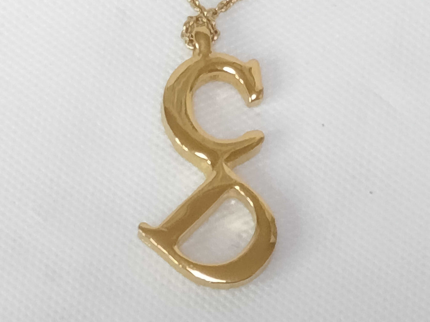 Dior logo necklace with G hardware