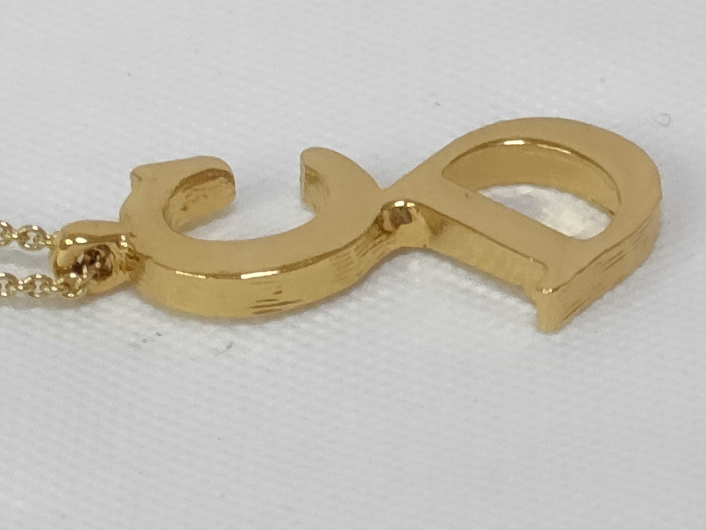 Dior logo necklace with G hardware