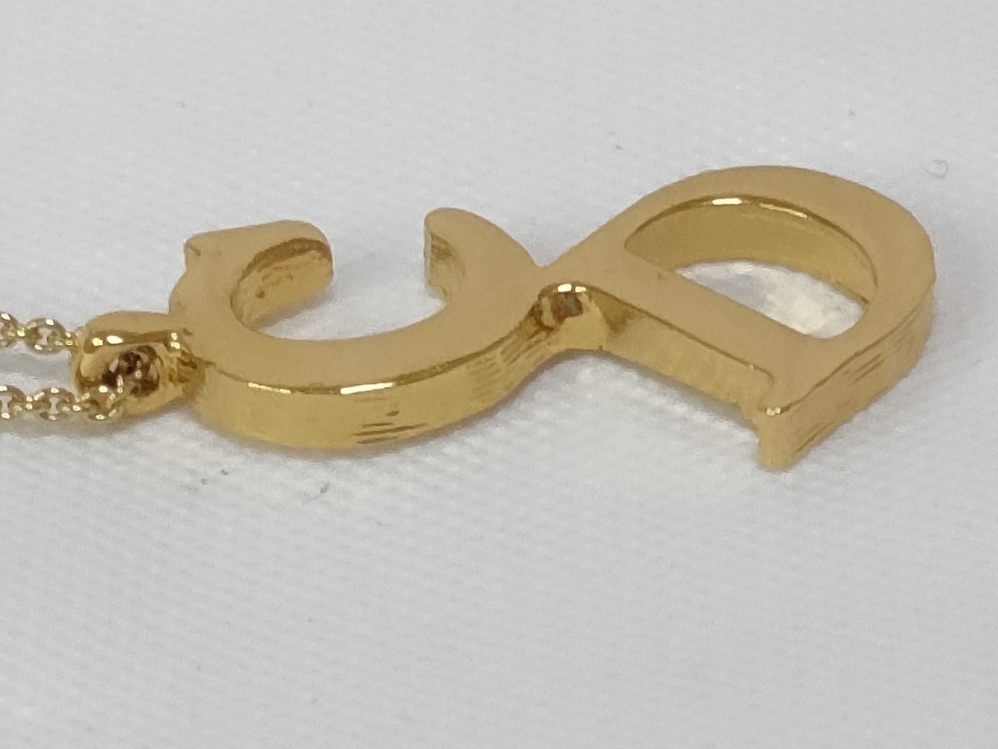 Dior logo necklace with G hardware