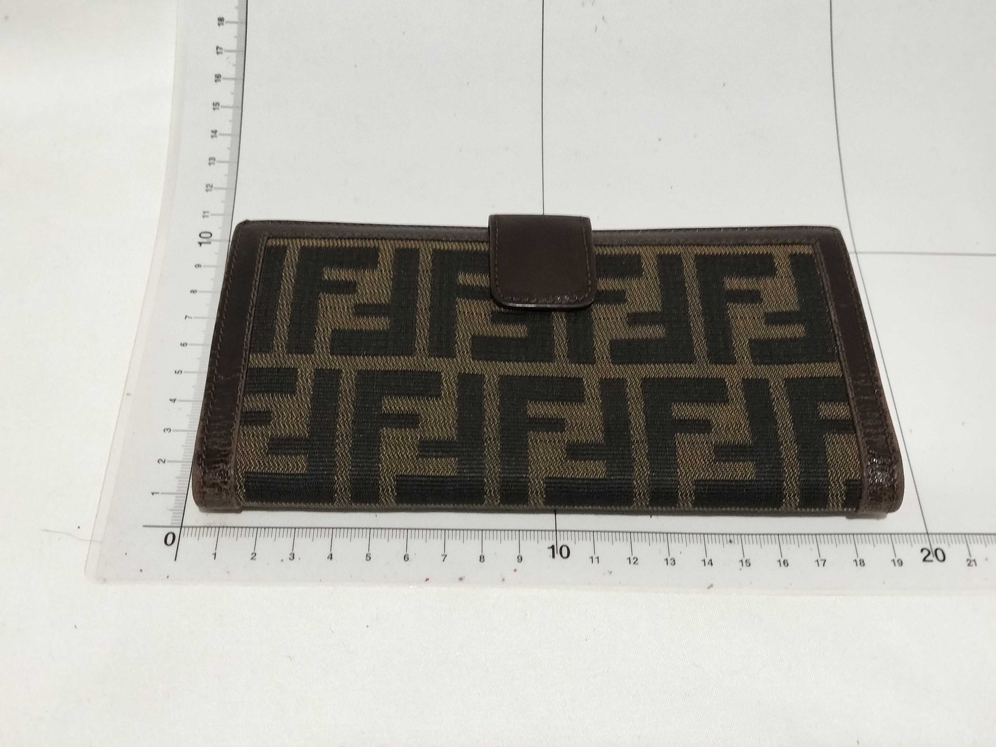 FENDI Zucca Pattern Zucca/Long Wallet Folding Wallet Wallet