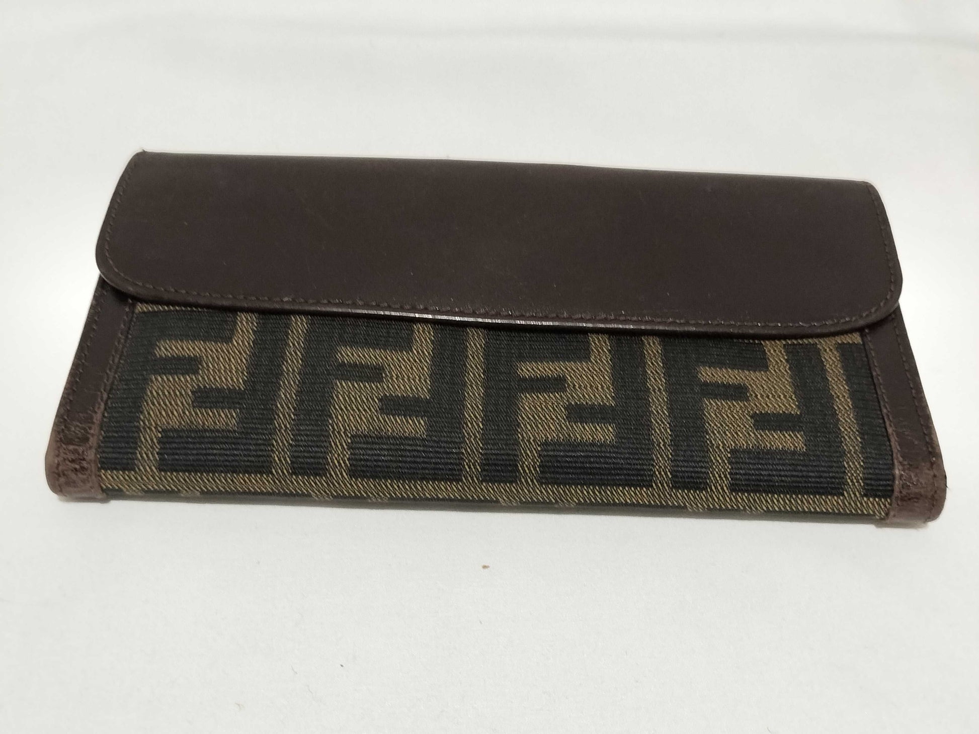 FENDI Zucca Pattern Zucca/Long Wallet Folding Wallet Wallet