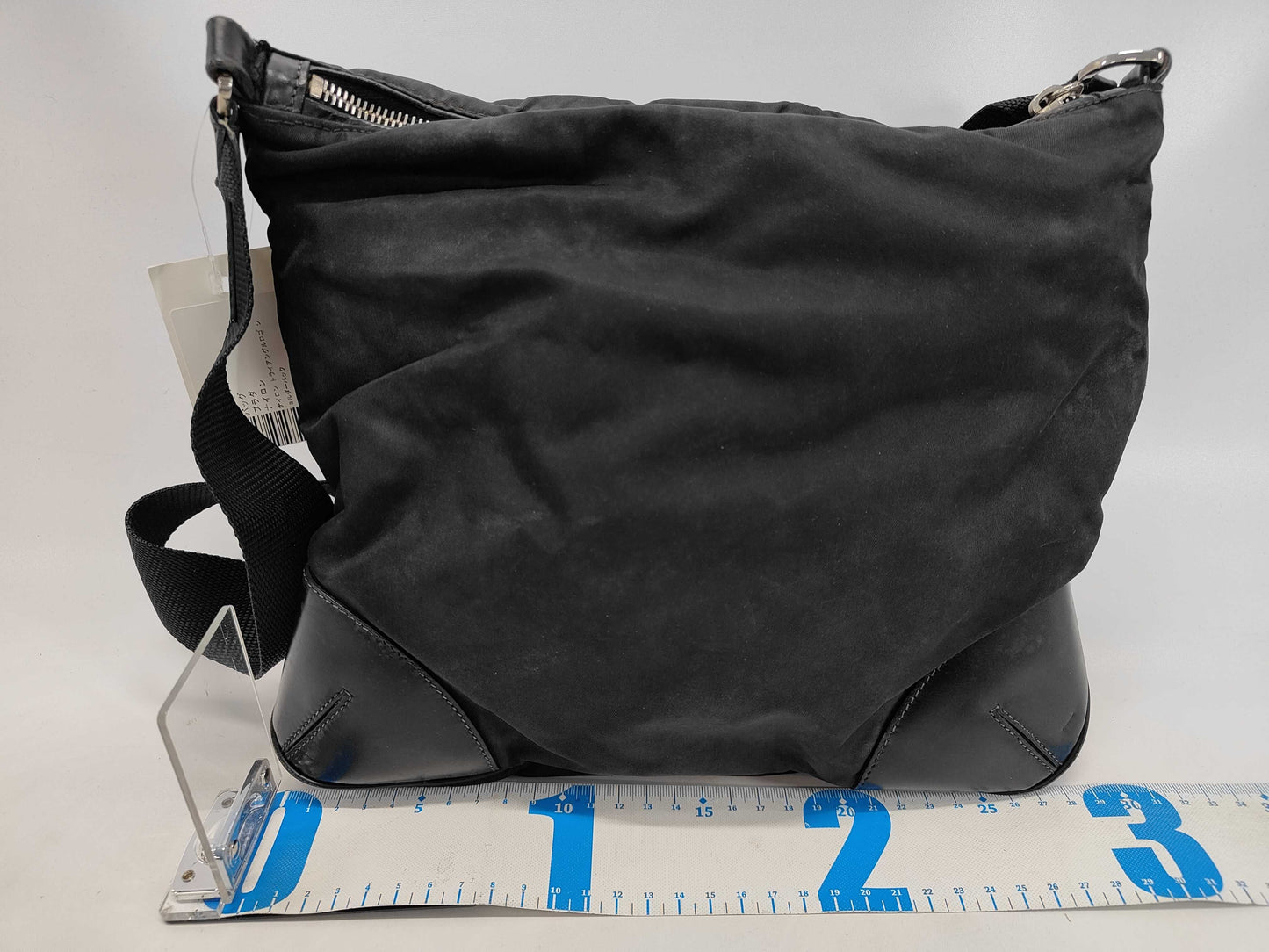 PRADA Nylon Triangle Logo Shoulder Bag