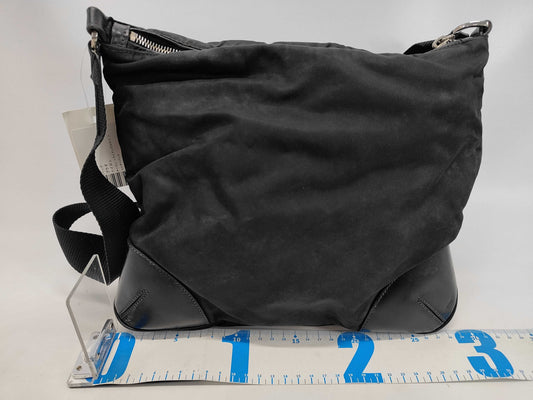 PRADA Nylon Triangle Logo Shoulder Bag
