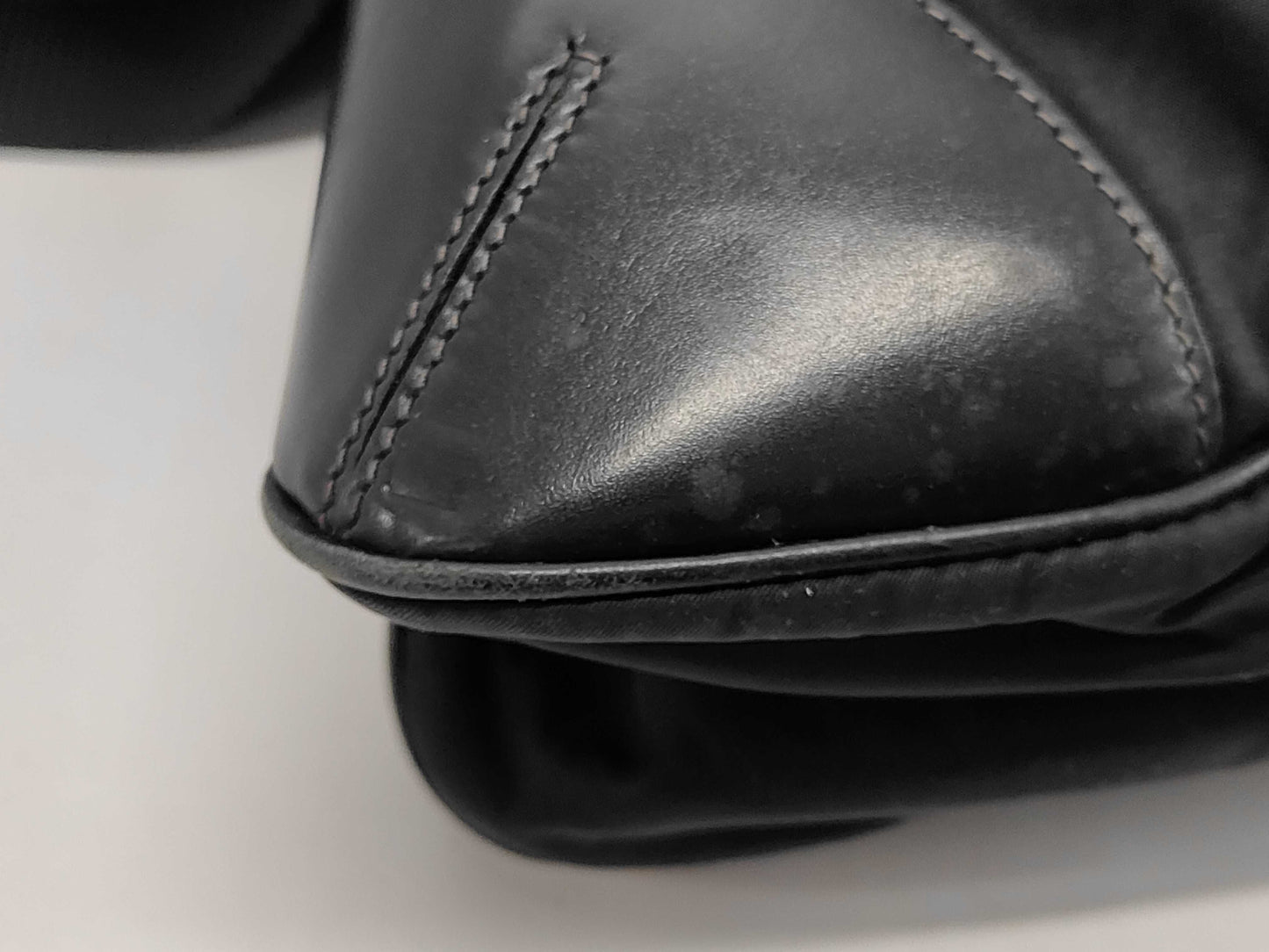 PRADA Nylon Triangle Logo Shoulder Bag