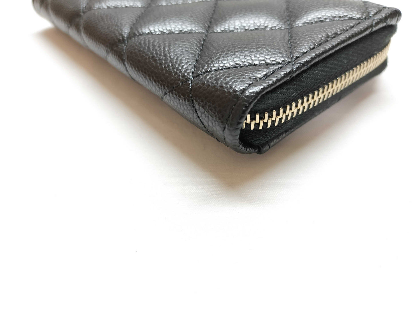 CHANEL Caviar Skin Coin Case/Fragment Coin Case