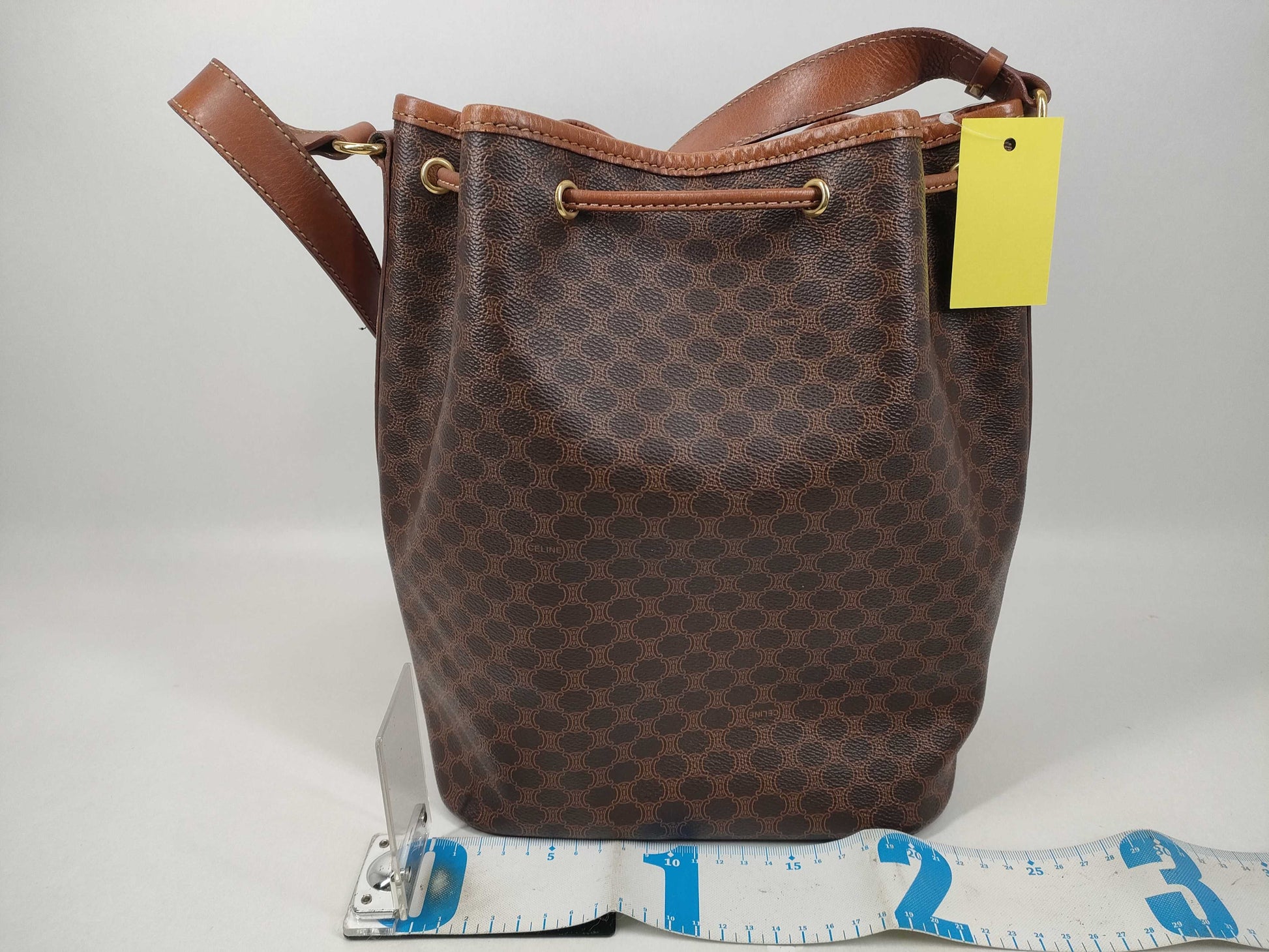 CELINE Drawstring Shoulder Bag