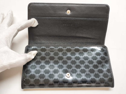 CELINE Macadam Enamel Long Wallet
