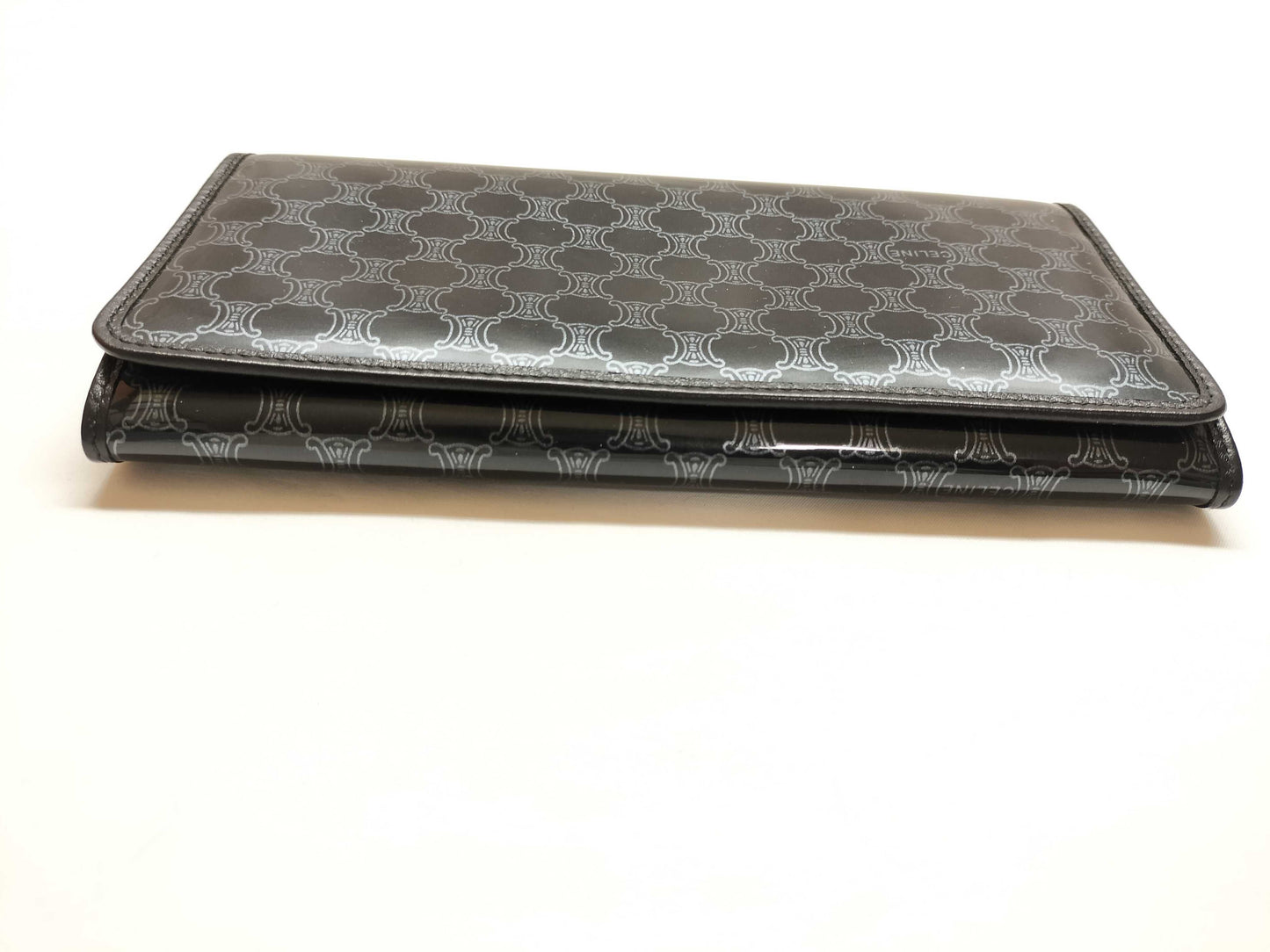 CELINE Macadam Enamel Long Wallet