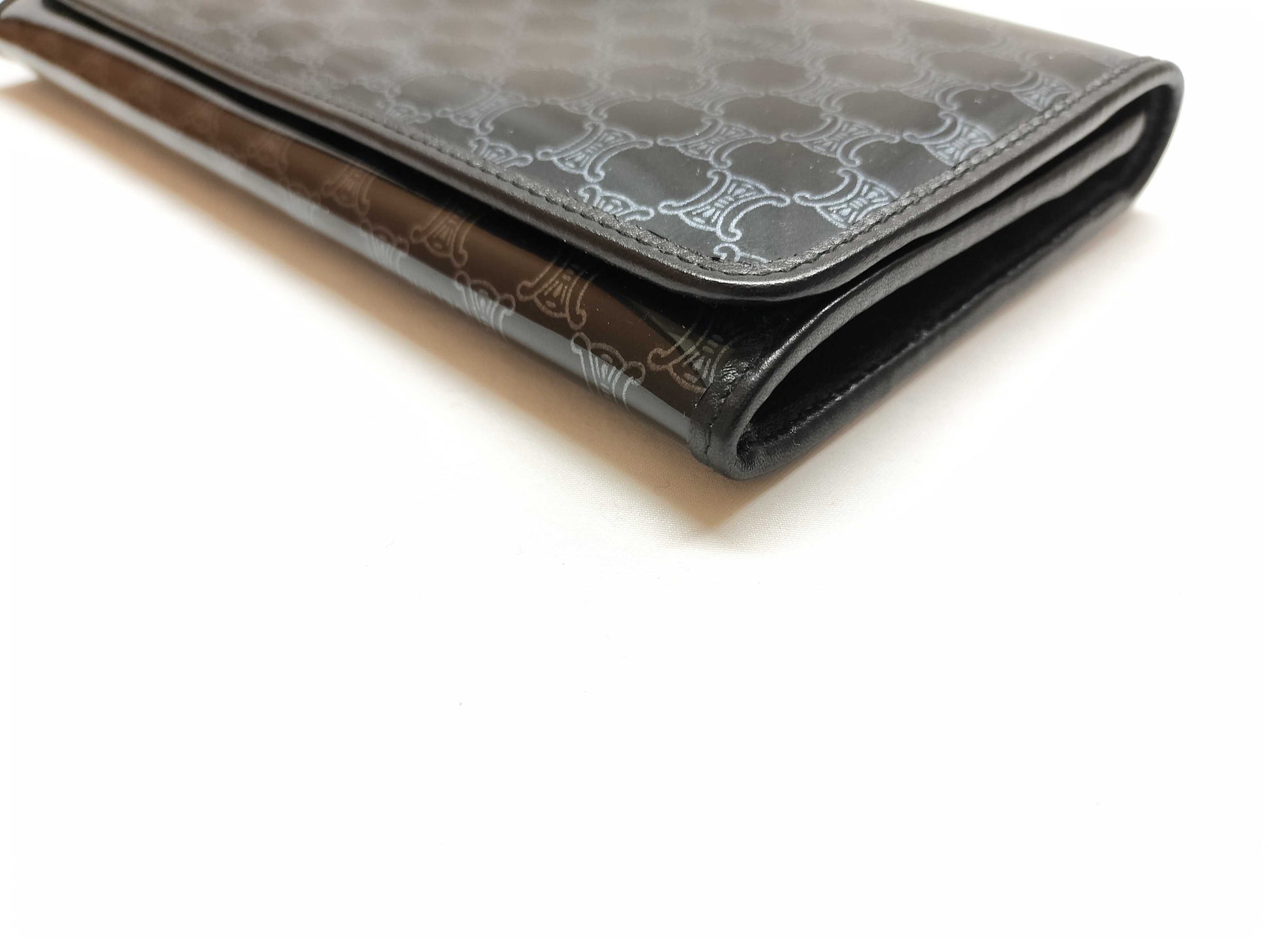 CELINE Macadam Enamel Long Wallet