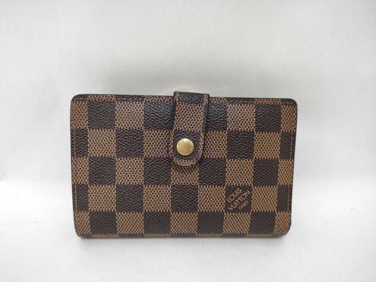 LOUIS VUITTON Damier Porte-Monnaie Bi-Eye Viennois Damier Ebene N61664 Wallet